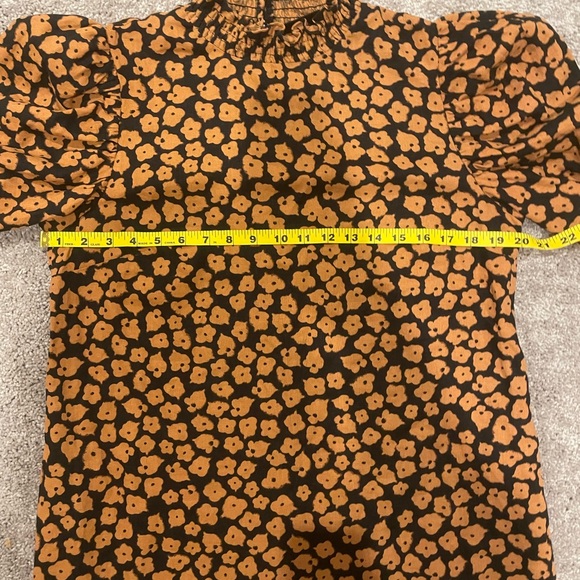 Who What Wear Puff Short Sleeve Ruffle Mini Dress SZ Small - Picture 10 of 10